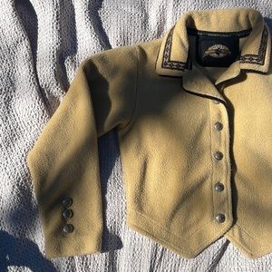 Western fleece button up